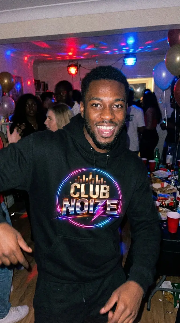Fan wearing Club Noize merch — @stepperlife